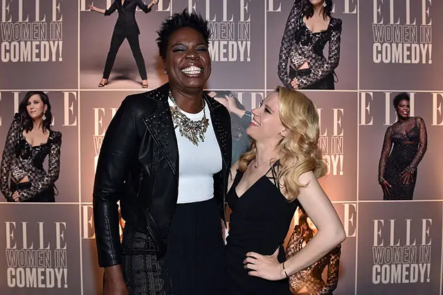 Leslie Jones and her Saturday Night Live and Ghostbusters co-star Kate McKinnon